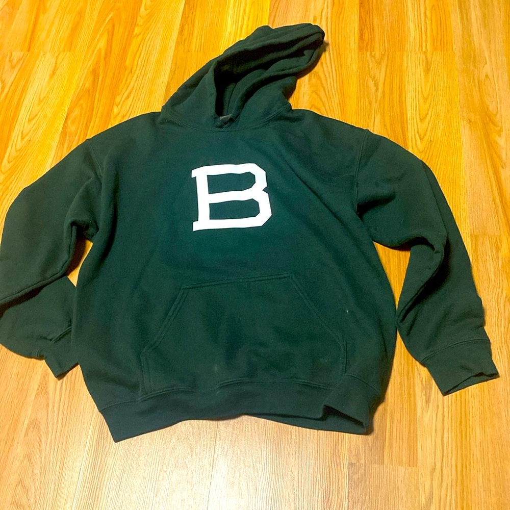 Green Gildan Pullover